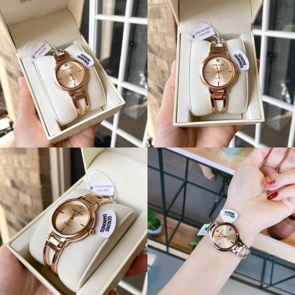 Đồng hồ dành cho nữ ANNE KLEIN  AK2626 VÀNG HỒNG .case 30mm. 3atm