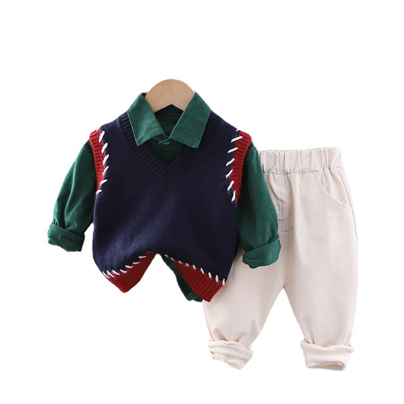 Sét 3 món cho bé 2022 bộ áo ghi lê