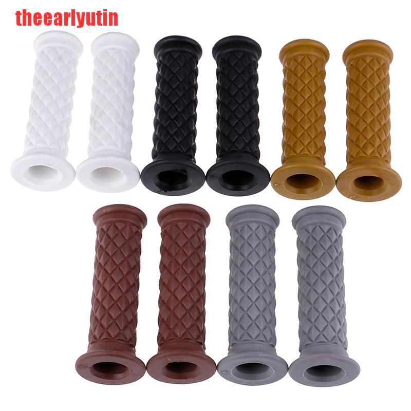 UTIN available hot retro cafe racer parts rubber motorbike grip for moto handlebar