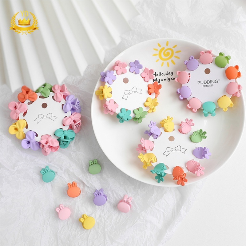 Set 10 kẹp tóc mini xinh xắn cho bé gái HB