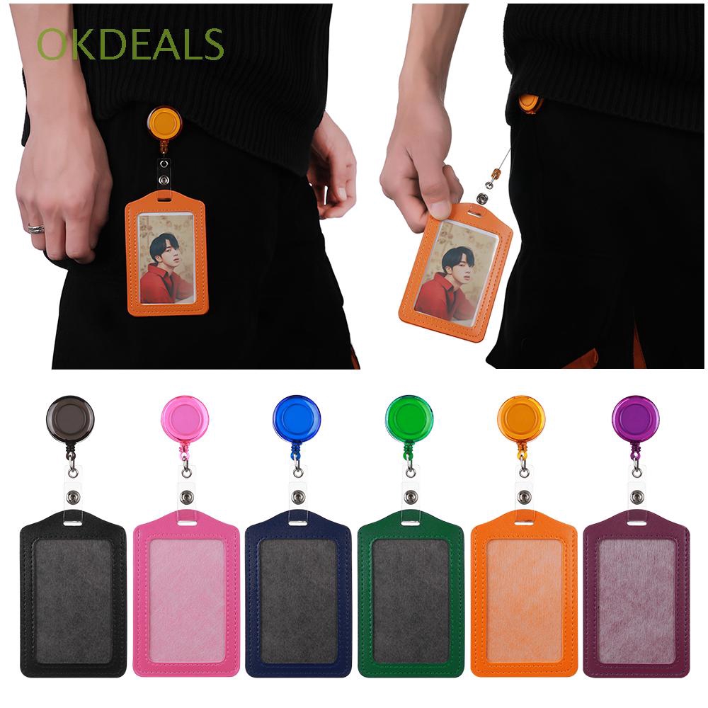 Bao da trong suốt đựng thẻ ID tiện dụng chất lượng cao