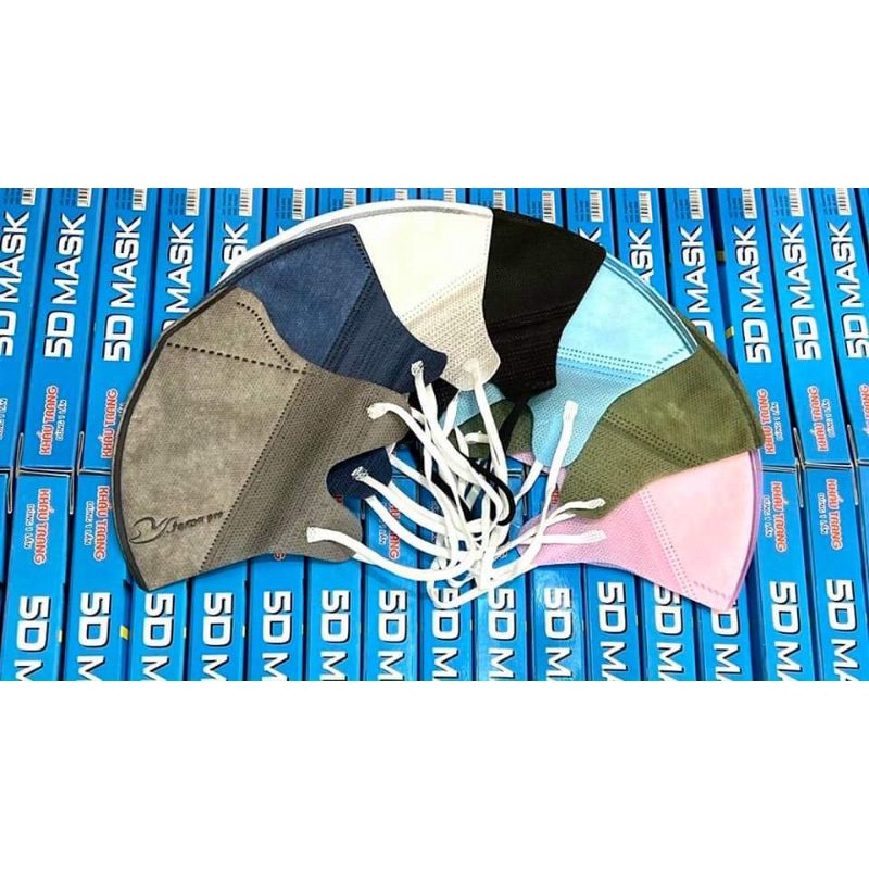 Khẩu trang 5D MASK Famapro Chính hãng Nam Anh, mix màu,