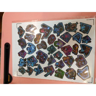 10-50 hình sticker marvel led neon decal ( random hình )