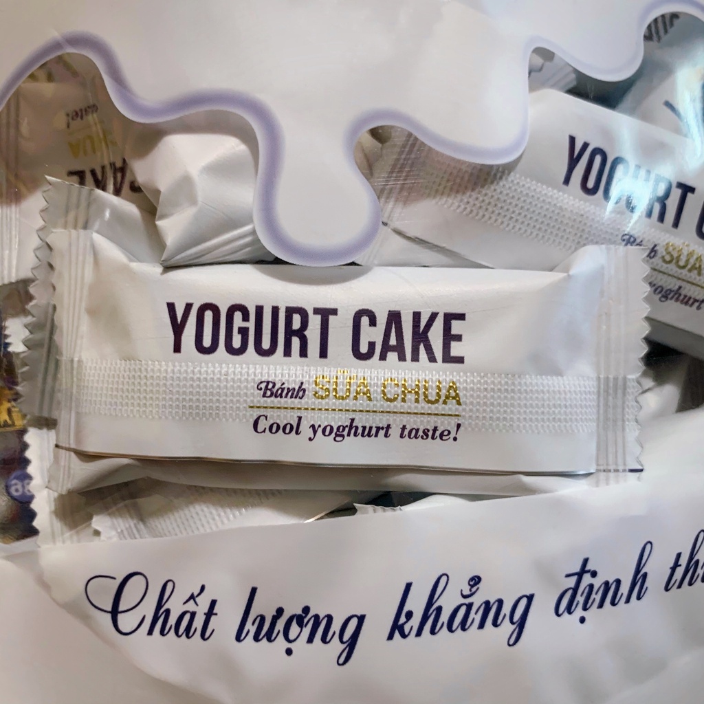 Bánh Sữa Chua Yogurt Cake Túi 250g, Bánh Kem Xốp Sữa Chua