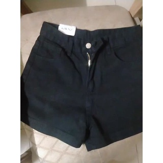 Quần short denim đen - DQ033