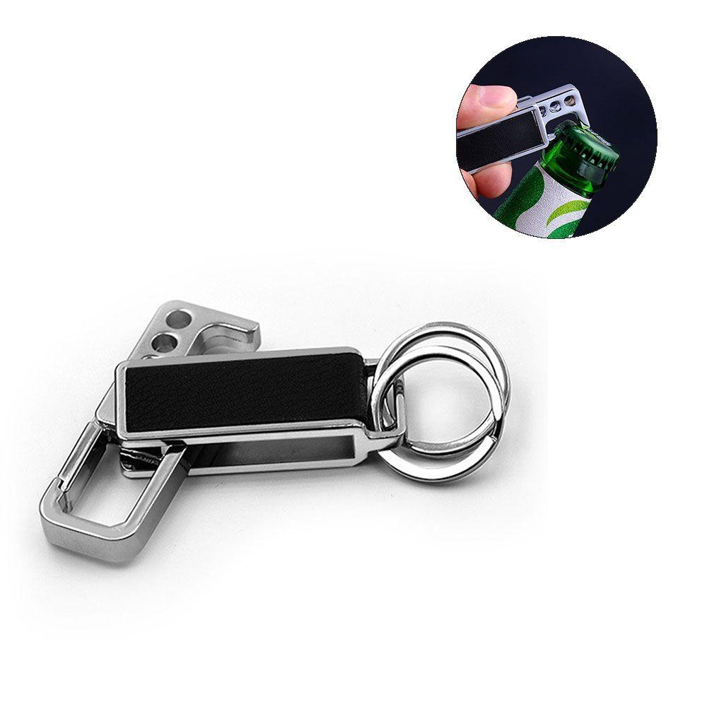 Móc Khóa Xe Hơi Kèm Đồ Khui Nắp Chai Đa Năng 2 Trong 1