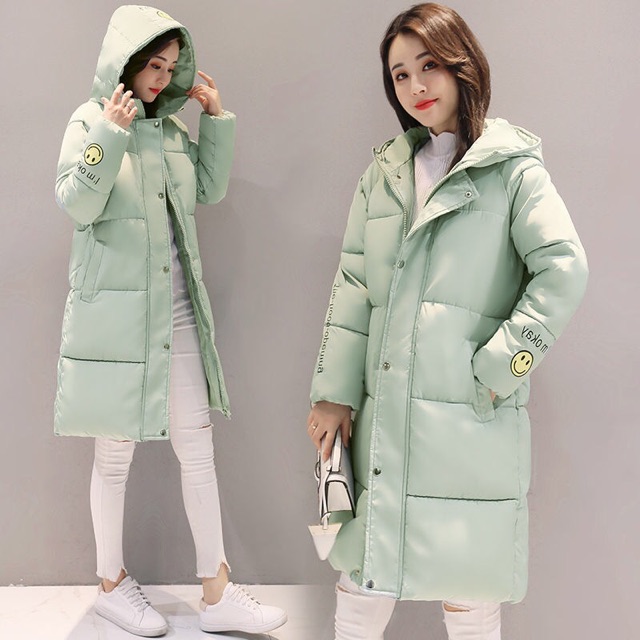 Áo phao dáng dài hàng quảng châu cao cấp