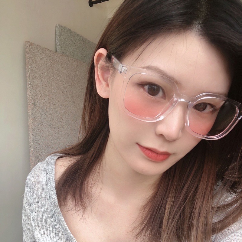 Kính mát chống bức xạ ánh sáng xanh cho nam nữ màu hồng NPPK023