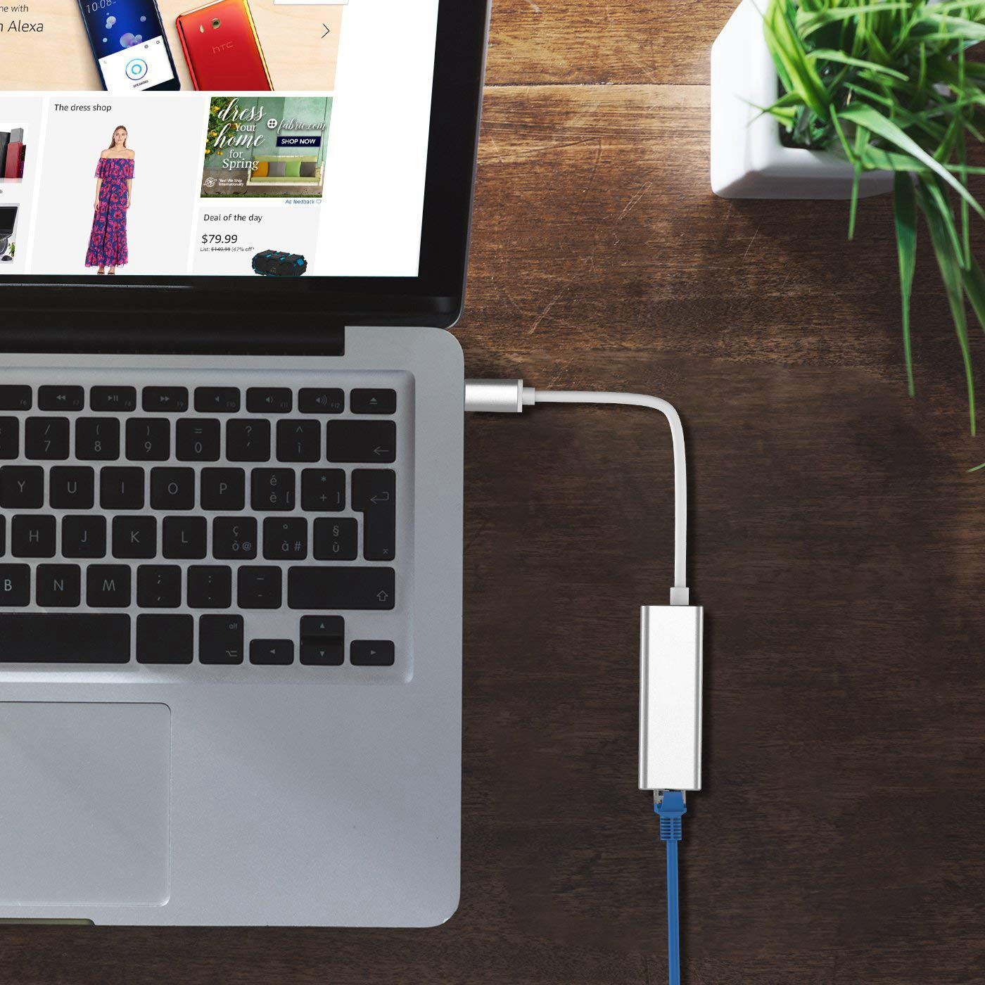 In Stock Usb C To Rj45 Usb 3.1 Type-C Ethernet Lan Network Adapter | BigBuy360 - bigbuy360.vn