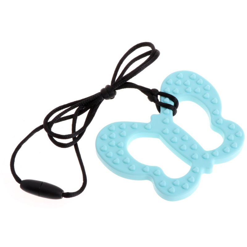Đồ Chơi Ngậm Nướu Hình Bướm Bằng Silicone Dành Cho Bé