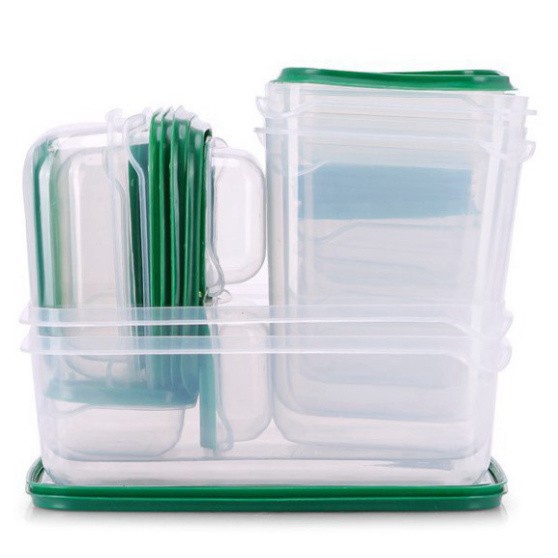 SET 17 HỘP ĐỰNG THỨC ĂN BỎ TỦ LẠNH CÓ NẮP ĐẬY KÍN AN TOÀN