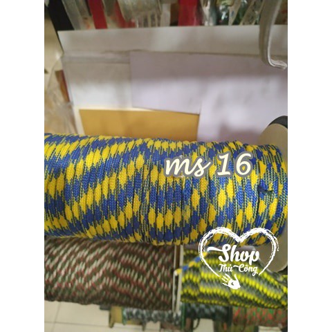 Dây paracord 4mm dẹt mã 16