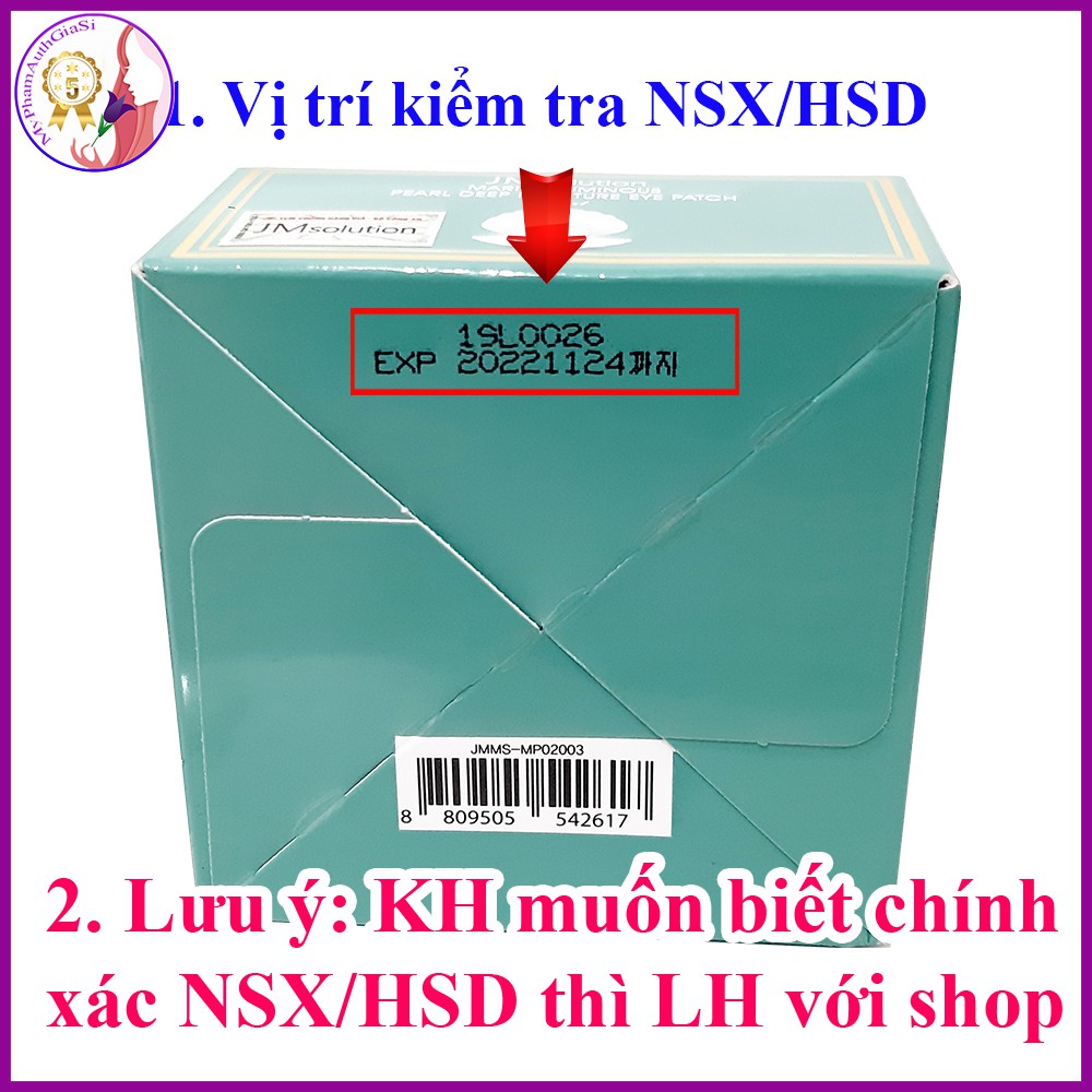 Mặt nạ đắp mắt jm solution