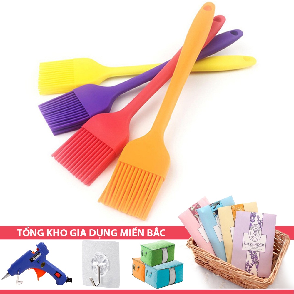 Chổi Silicon QUÉT DẦU Ăn LOẠI DÀY V7 CAO CẤP, Cọ Quét Bơ Ướp Gia Vị - Chổi Phết Mỡ, Ướp Đồ Nướng, Trang Trí Bánh