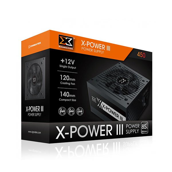 Nguồn Xigmatek X-POWER III 450-Chính hãng Bảo hành 36 tháng