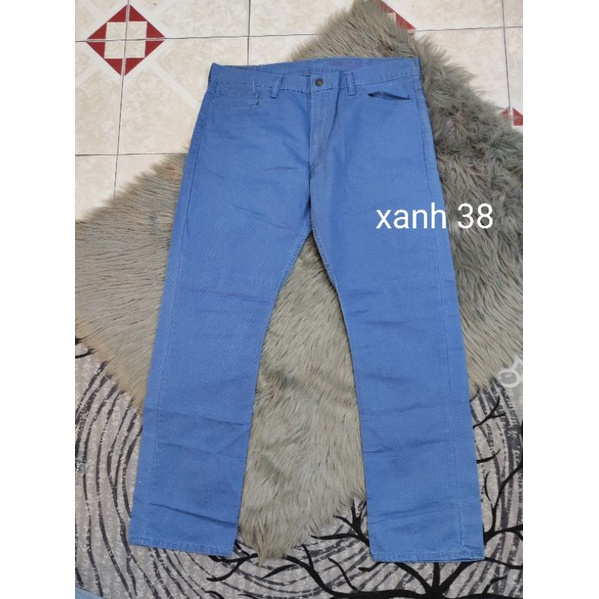 Quần kaki nam hàng xuất dư Cambodia phom straight/ống đứng/bigsize