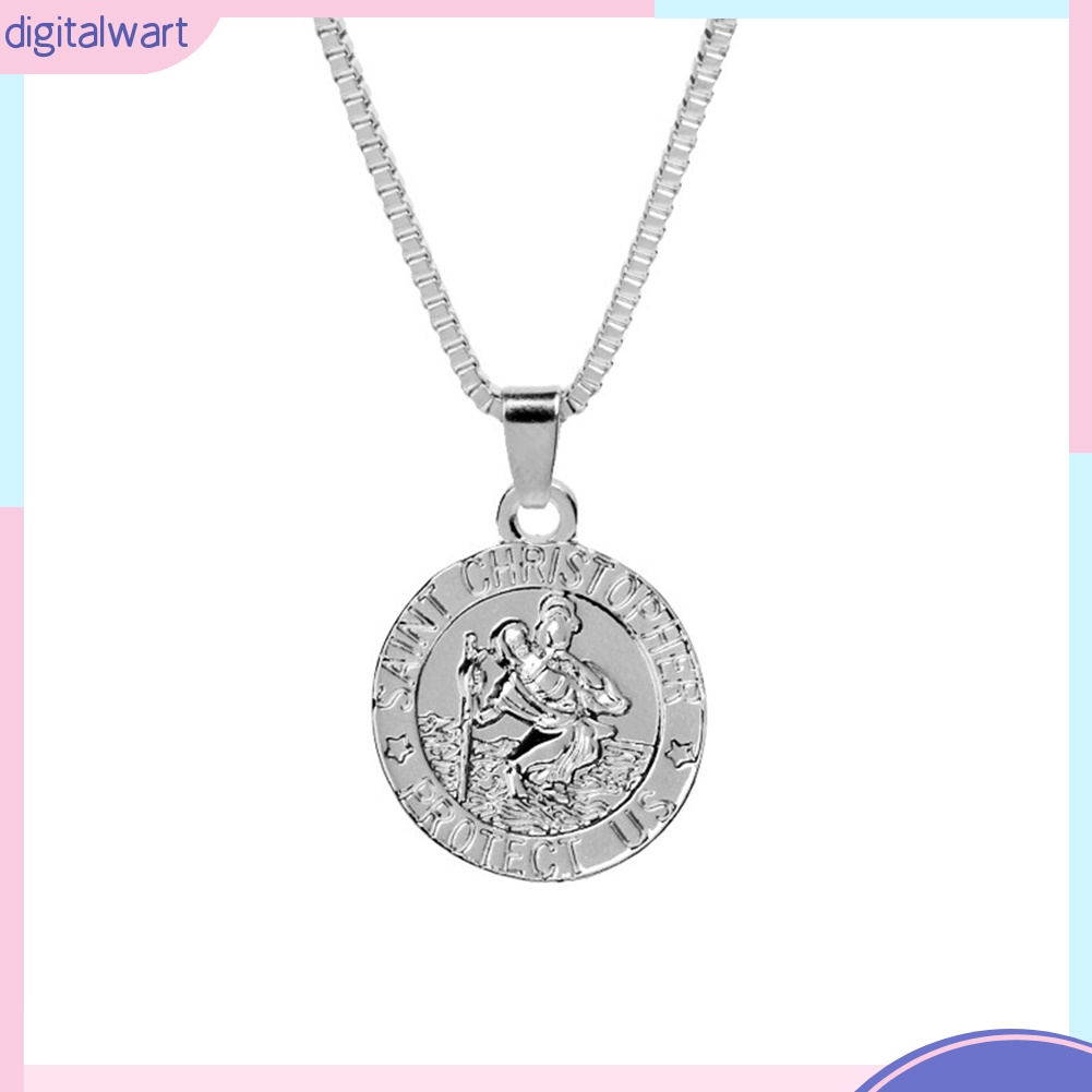 Dây Chuyền Mặt Tròn Khắc Họa Tiết Thời Trang Độc Đáo