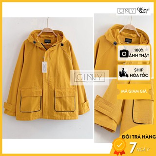 [Hình thật] Áo khoác KAKI WASH GINNY 1 lớp cap cấp, chống nắng tốt, thời trang, hiện đại, thiết kế độc quyền |Ginny.Offi