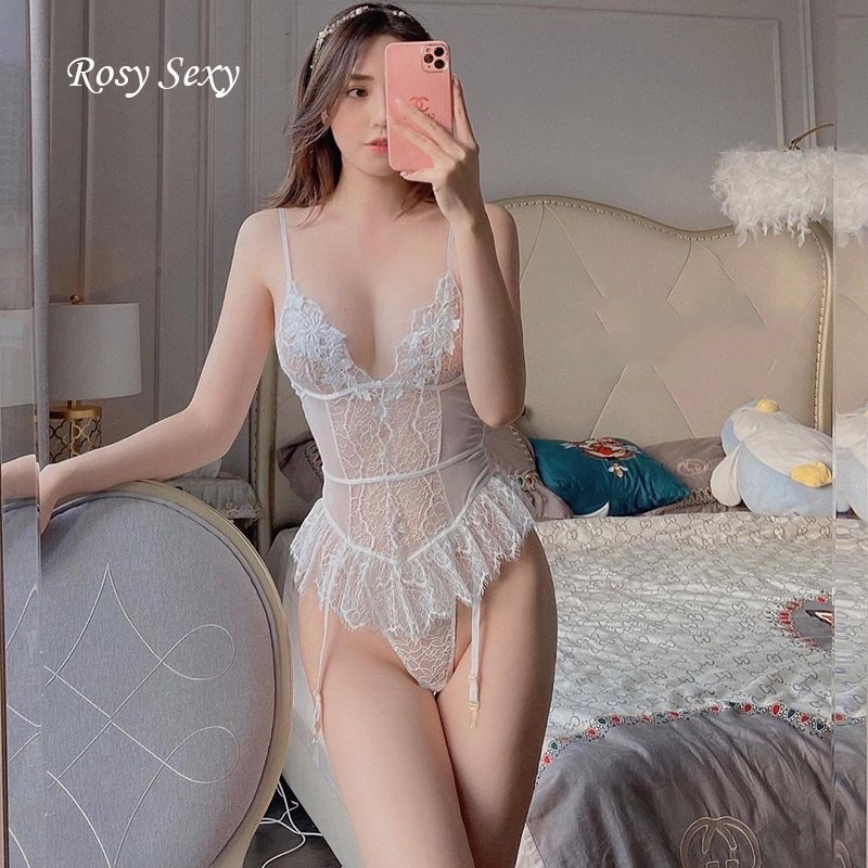 Bộ bodysuit ren cao cấp tiểu thư sang chảnh LG214