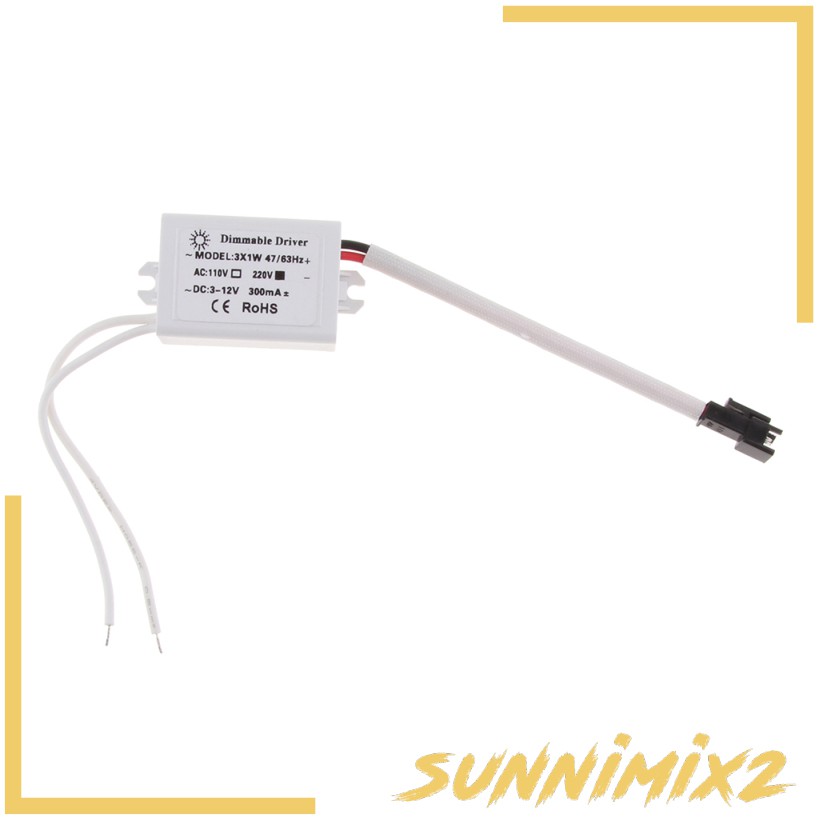 Bộ Nguồn Đèn Led Sunnimix2 Dc 3-12v 300ma 3x1w