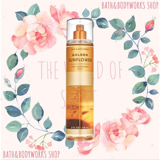Xịt thơm toàn thân Bath & Body Works mùi Golden Sunflower