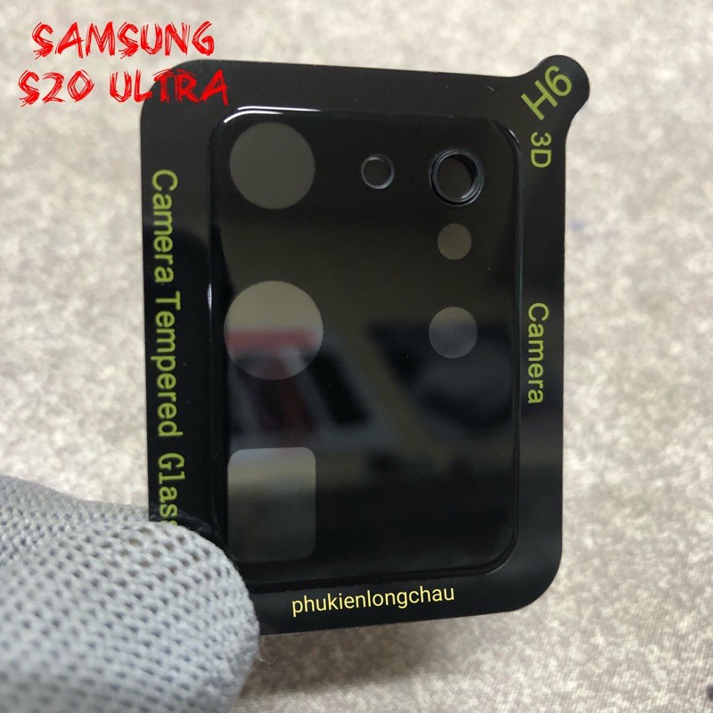Miếng Dán Cường Lực Bảo Vệ Cụm Camera 3D Samsung S20 Ultra