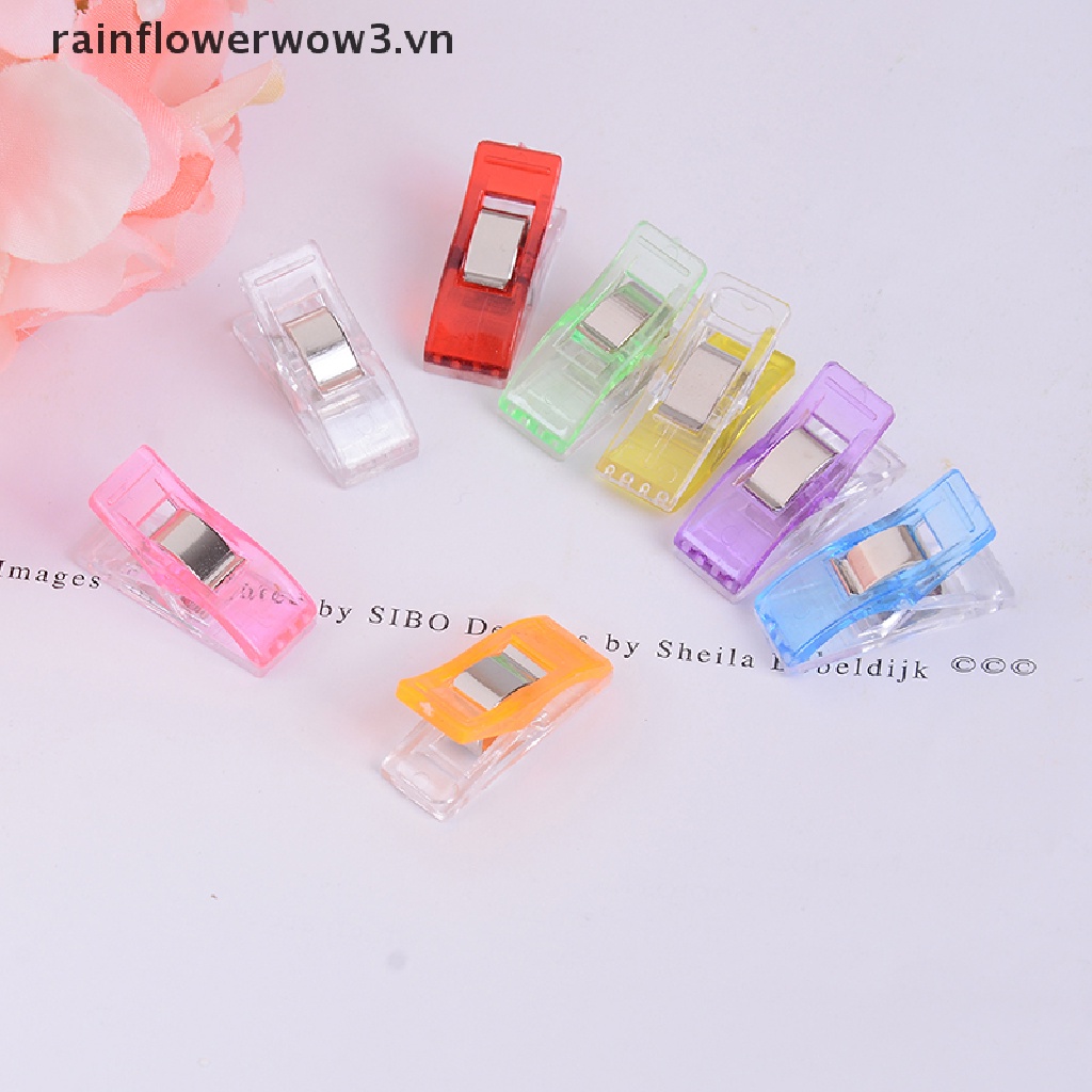 Bộ 10 Kẹp Nhựa Dùng Cố Định Quần Áo Tiện Dụng
