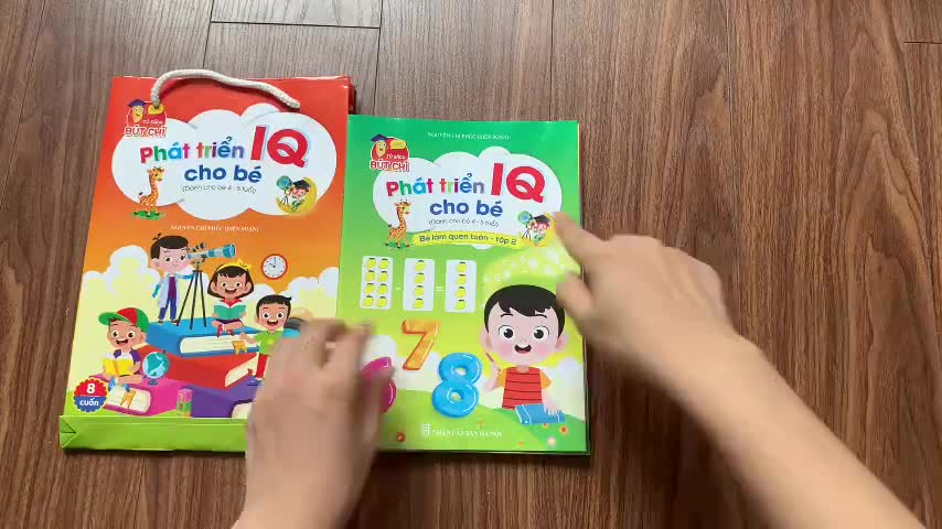 Sách Phát triển IQ cho bé dành cho trẻ từ 4 đến 5 tuổi (Bộ 8 cuốn) | BigBuy360 - bigbuy360.vn
