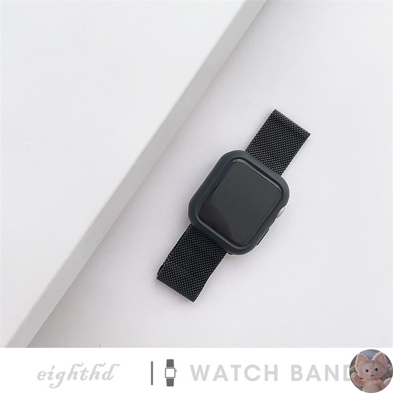 Dây đeo và ốp đồng hồ Milanese 2 EN cho Iwatch Series 6 SE 5 4 3 2 1 38 40 42 44mm