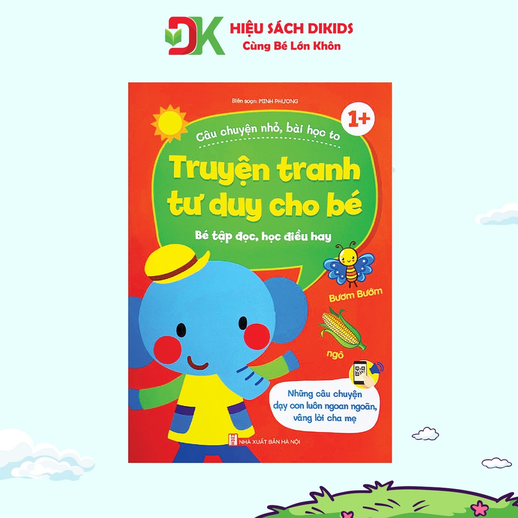 Sách - Truyện tranh tư duy cho bé Tập đọc, học điều hay có file âm thanh 8 cuốn