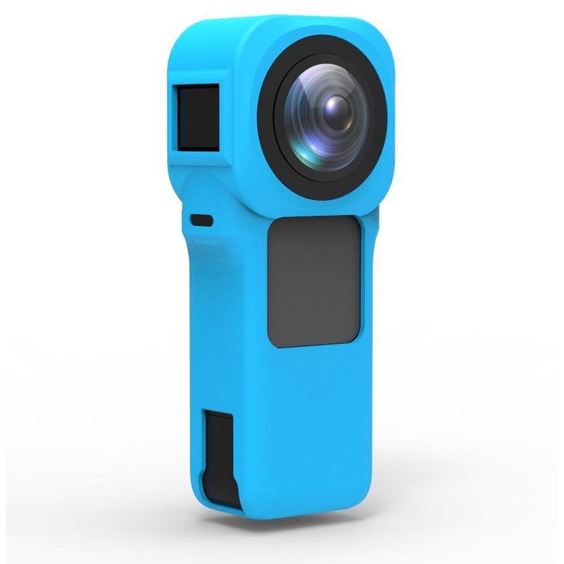 Ốp Nắp Bảo Vệ Ống Kính Camera Bằng Silicon Chống Trầy Xước Cho Insta360 One RS 1 Inch Panoramic Action