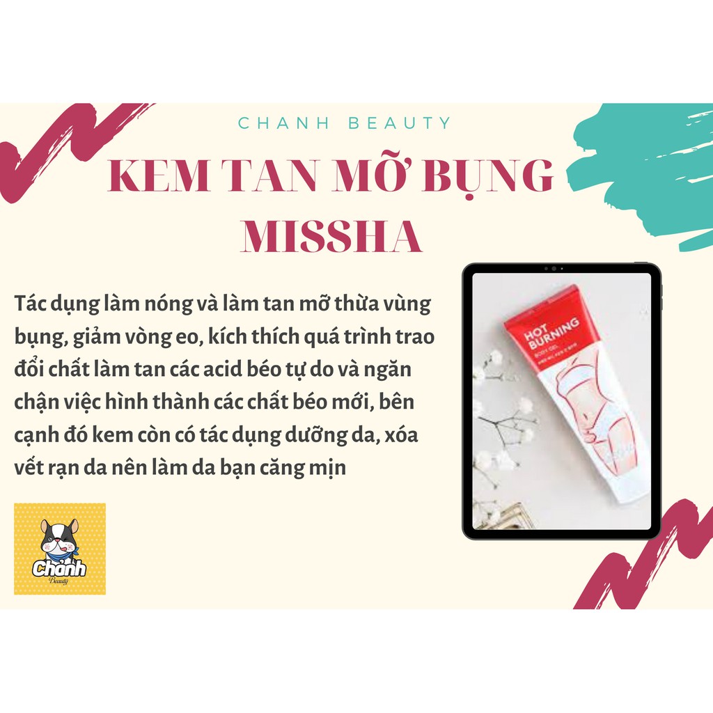KEM TAN MỠ BỤNG MISSHA HOT BURNING