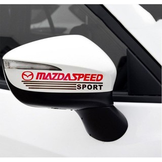 [Giá rẻ nhất ] Bộ tem dán gương chiếu hậu Logo Mazda trang trí Ô tô, Xe hơi