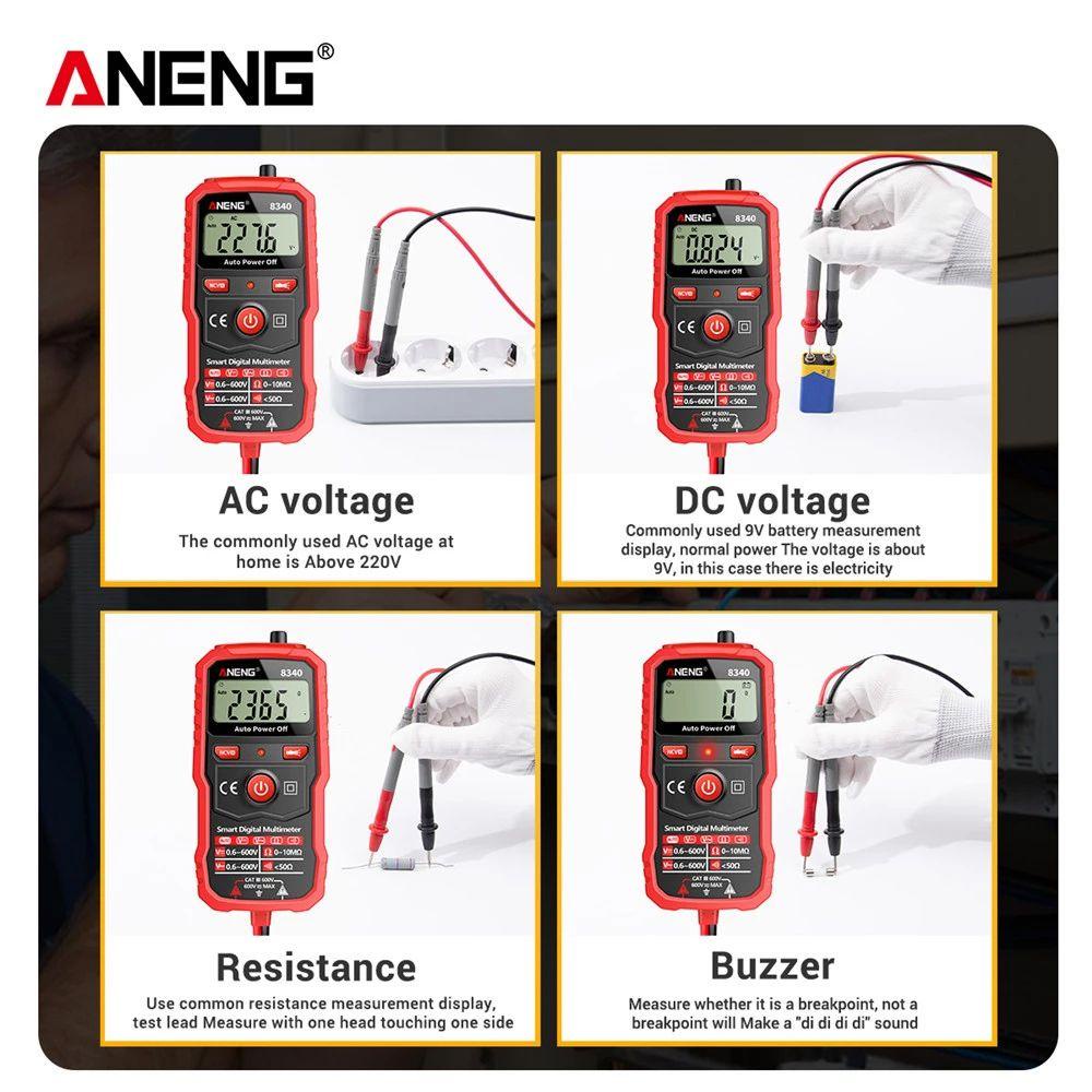 LANSEL Đồng Hồ Vạn Năng Kỹ Thuật Số Thông Minh ANENG 8340 1999