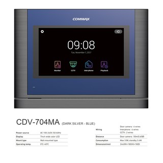 Camera chuông cửa Commax DRC-40KHD