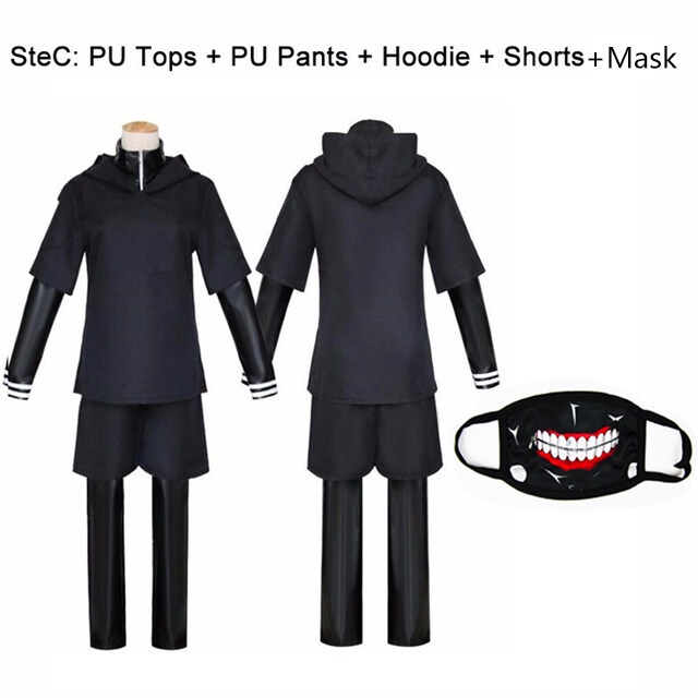 Áo Khoác Đen Hóa Trang Nhân Vật kaneki Ken Trong anime Tokyo ghoul