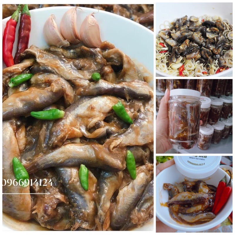 Mắm cá linh miền tây nguyên chất đóng hủ 500g