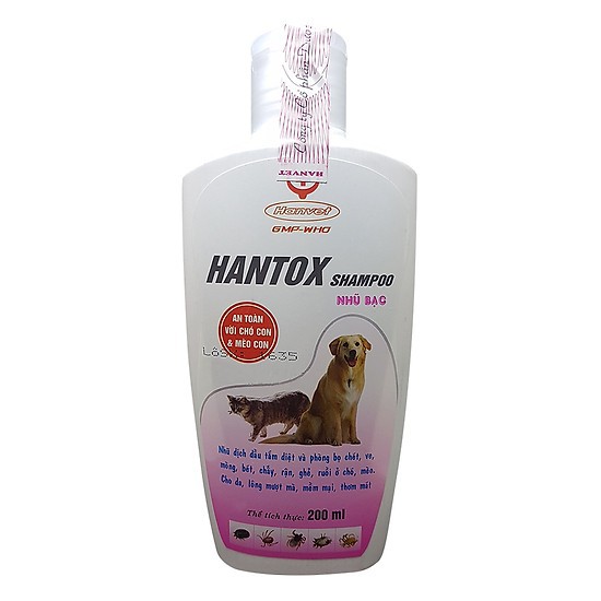 Sữa tắm trị rận cho mèo Hantox shampoo - 200ml