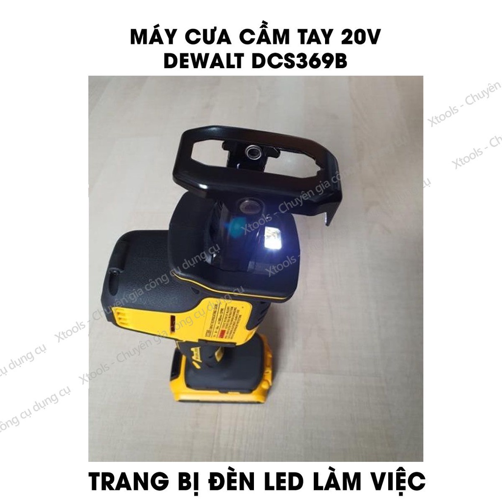 Máy cưa kiếm cầm tay 20V DeWALT máy cưa đa năng motor không chổi than kèm 2 lưỡi cưa bảo hành chính hãng 3 năm