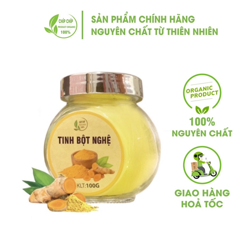 Tinh bột nghệ nguyên chất, tự nhiên, hữu cơ NATURAL PRODUCT TBN100G