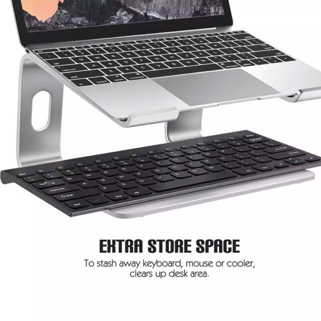 Giá đỡ laptop ,ipad stand notebook  máy tính xách tay hợp kim nhôm có thể tháo rời kiêm tản nhiệt