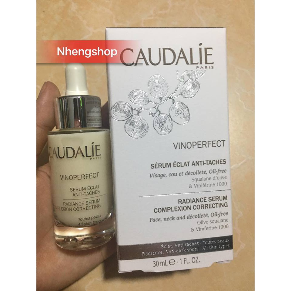 [Đủ bill] Serum dưỡng da Caudalie Vinoperfect