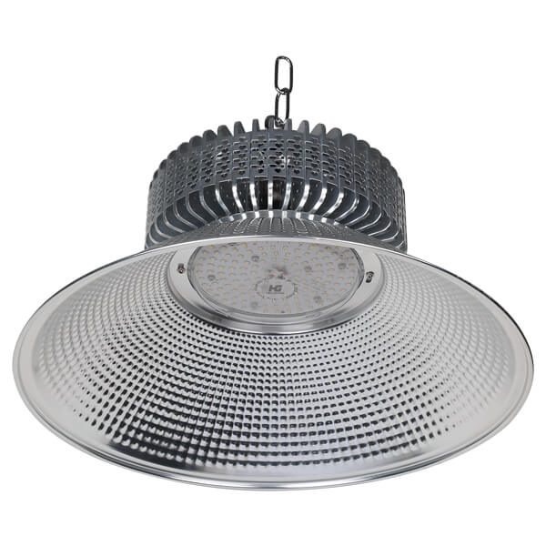 Đèn Led pha xưởng chụp đèn tròn ánh sáng trắng