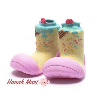 Giày tập đi cho bé Attipas ICE CREAM  Hàn Quốc, PINK - A18I