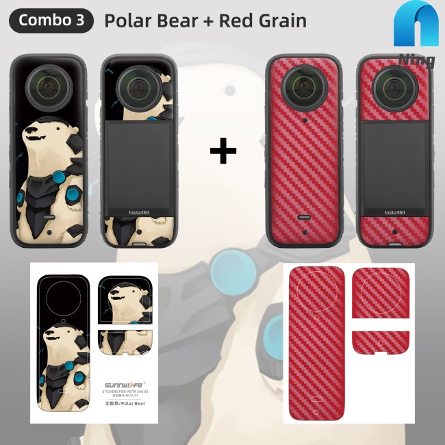 Miếng Dán Pvc Chống Trầy Cho Camera Insta360 X3 Panoramic