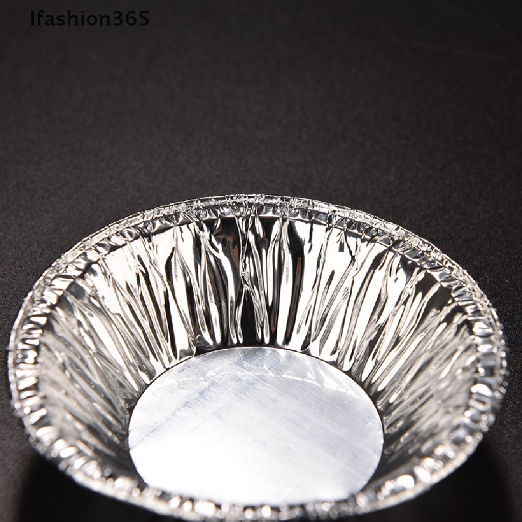 50 Khuôn giấy nhôm dùng một lần làm bánh tart trứng chất lượng cao