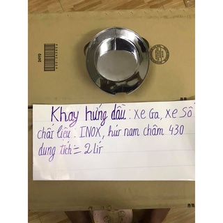 Khay hứng dầu thải xe máy dung tích 2 lít