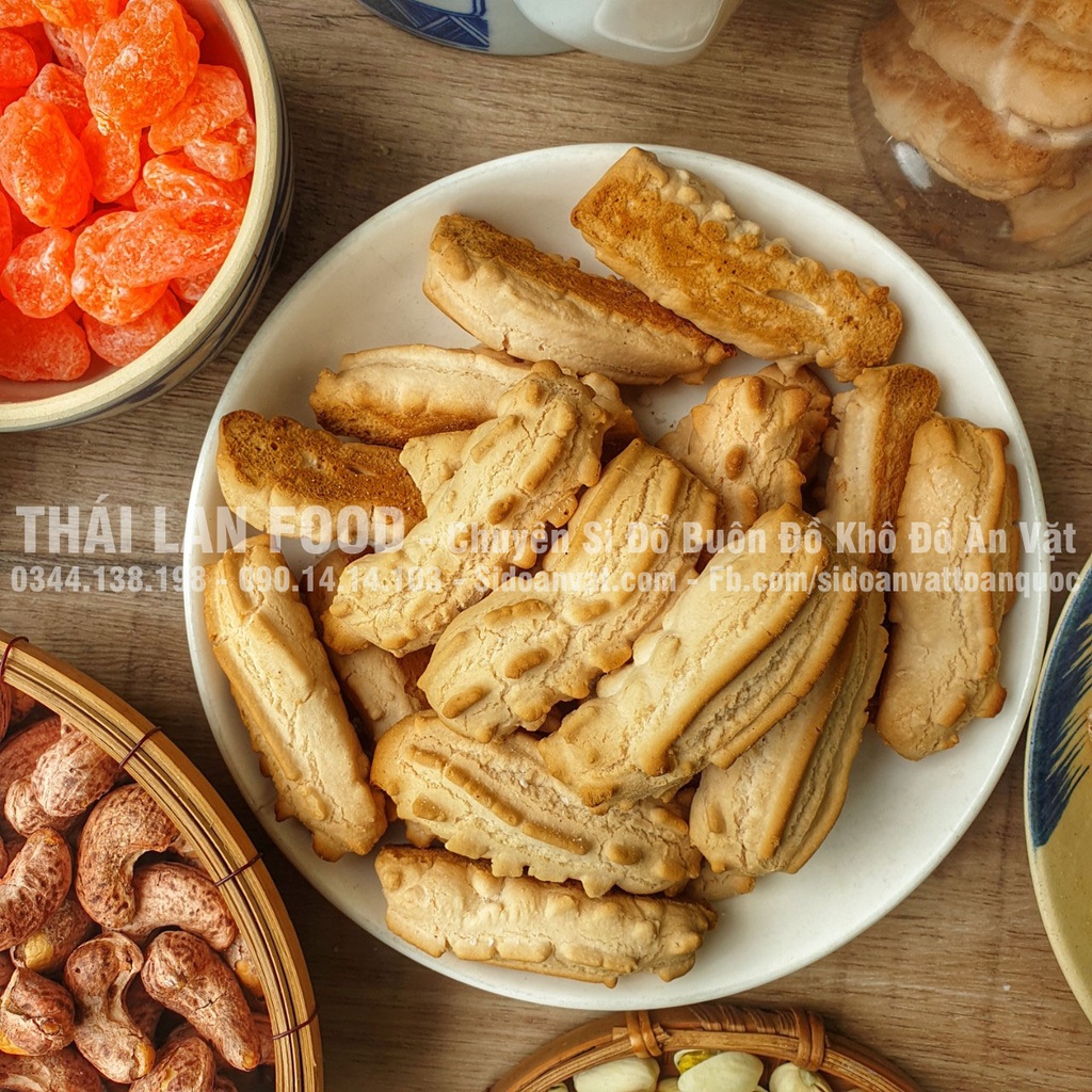 Bánh Gai Ổi (Bánh Men - Giòn Tan) Lon 200Gram