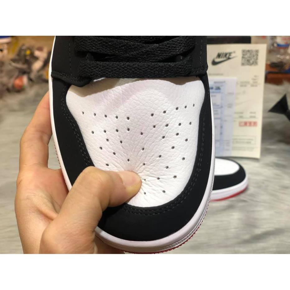 ✅ Giày thể thao sneaker nam nữ jordan 1 high cổ cao màu đen trắng phản quang đế trắng ✅ | BigBuy360 - bigbuy360.vn
