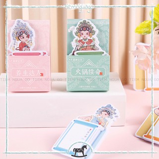 Set 30 Note Kèm Hình Bookmark Giấy Note Ghi Chú, Giấy Ghi Chú Cute, Trang Trí Sổ Bullet Journal - Tiệm Ngựa Gỗ